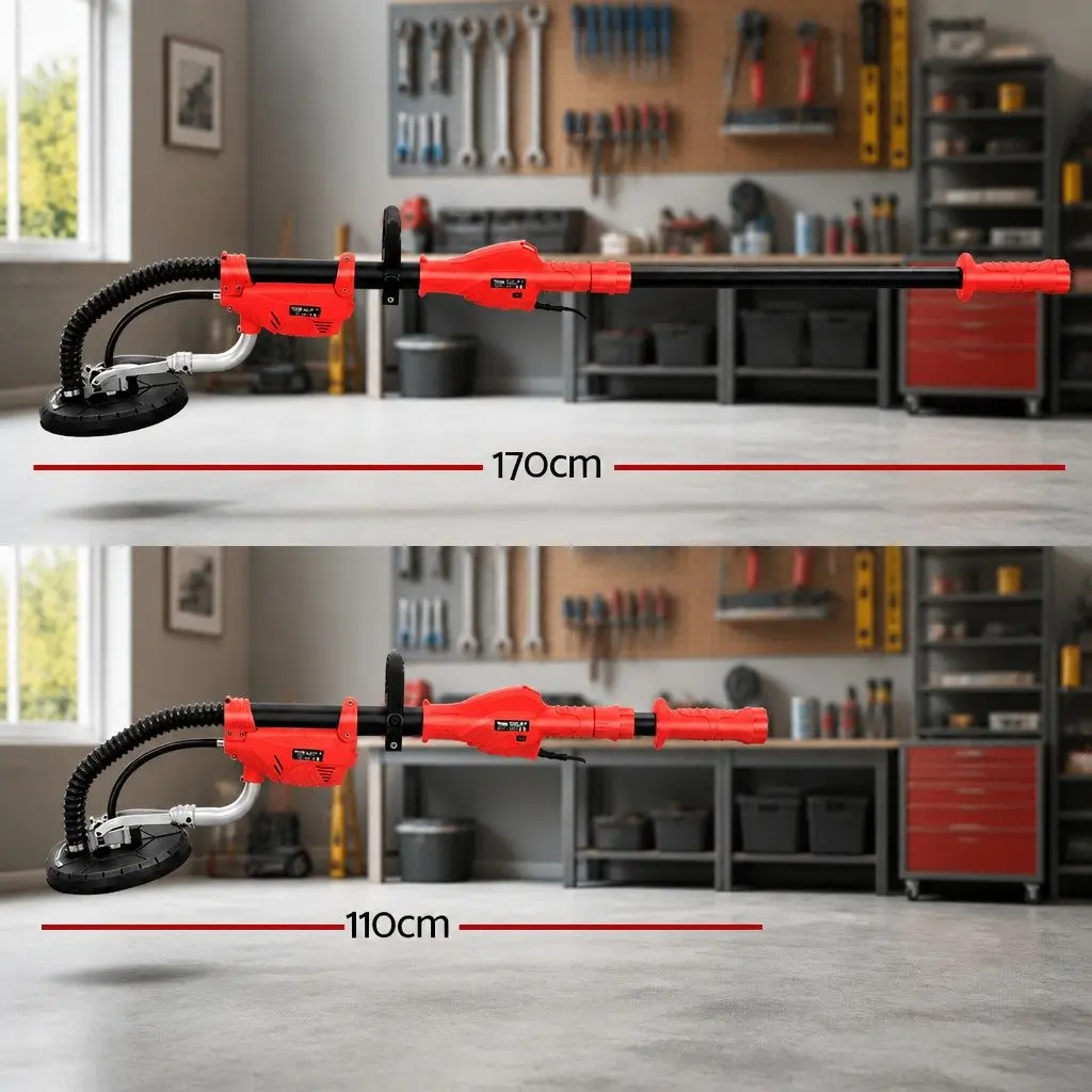 800W Drywall Sander Extendable Arm 6 Speed Control