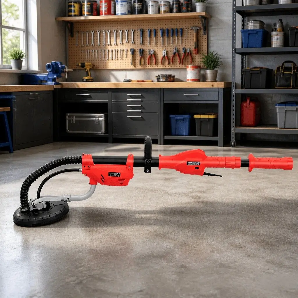 800W Drywall Sander Extendable Arm 6 Speed Control