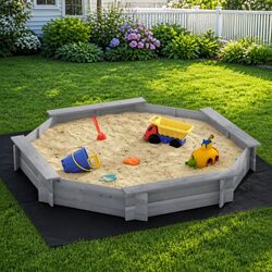 Your Kids Will Love This Octagon Wooden Sand Pit 182cm
