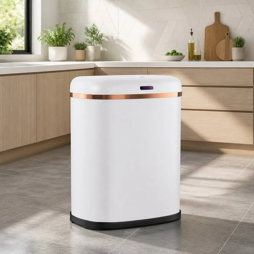 Automatic Bin Motion Sensor Hands-Free 38L White