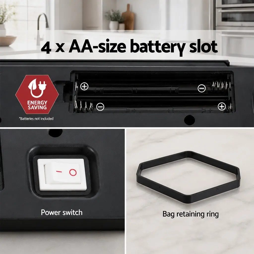 Automatic Motion Sensor Recycling Bin Hands-Free 70L Silver