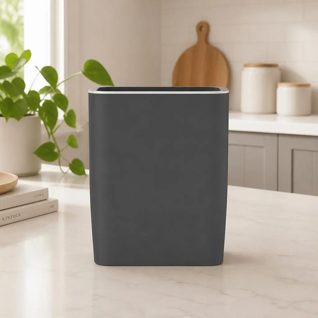 9L Motion Sensor Rubbish Bin Automatic Hands-Free Kitchen Waste Ash Black