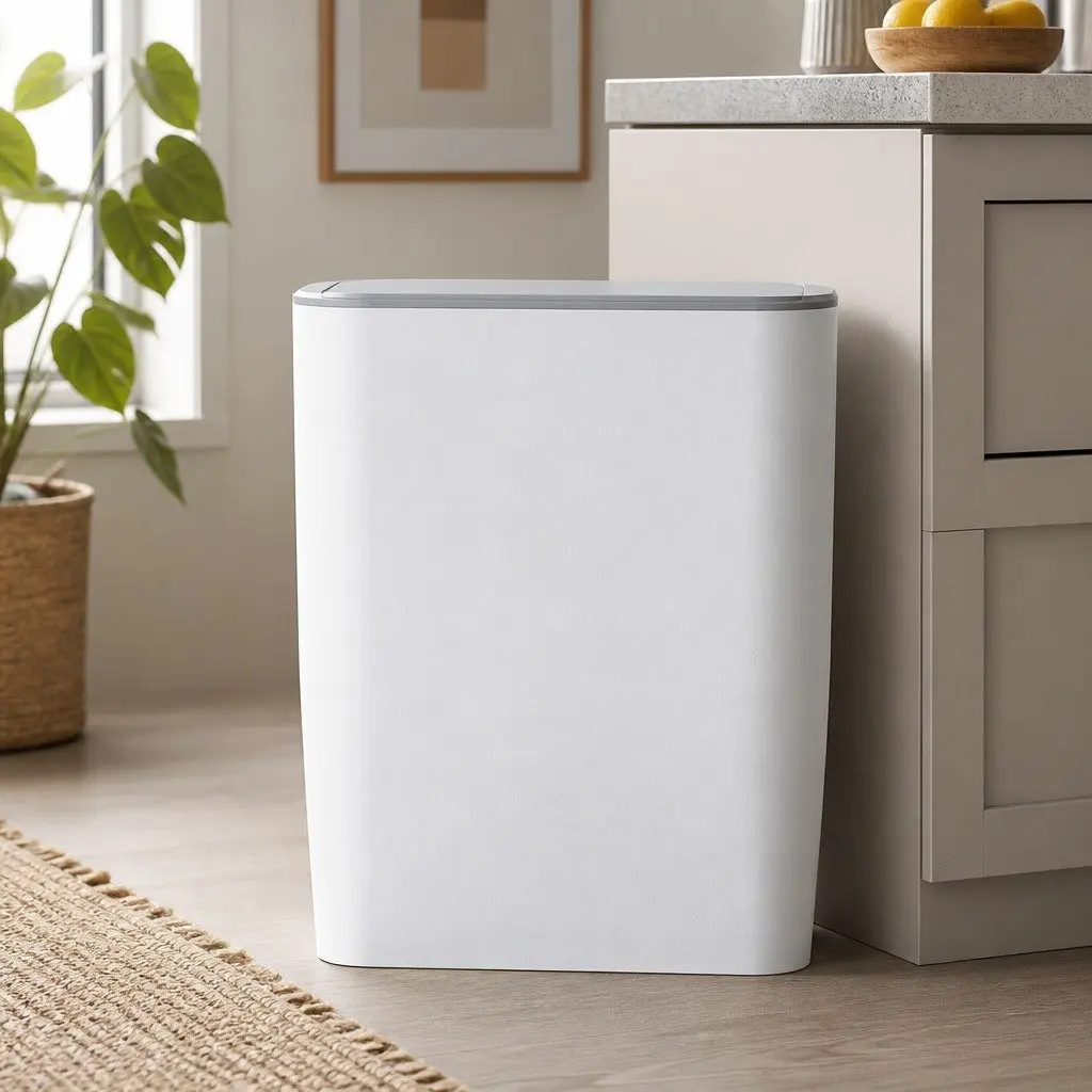Automatic Rubbish Bin Motion Sensor Hands-Free 9L White