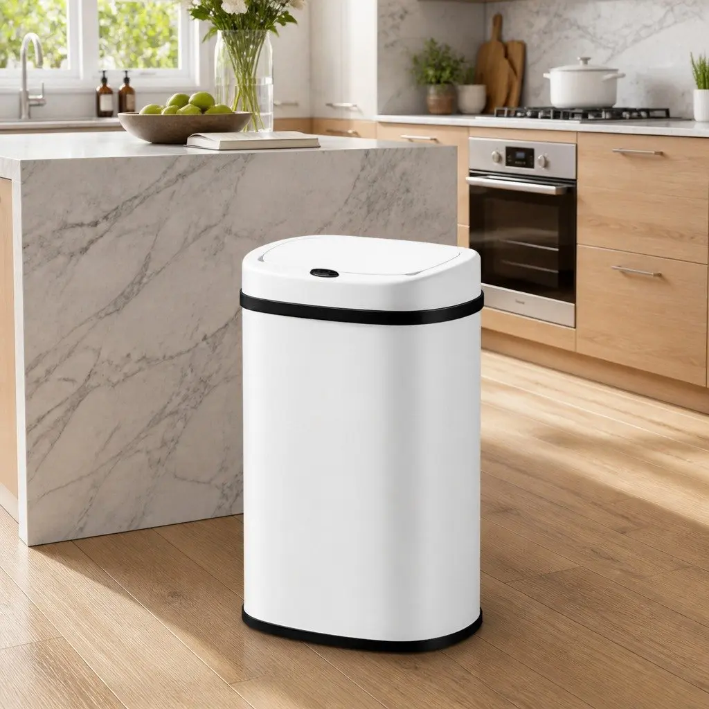 50L Hands-Free Rubbish Bin for Easy Disposal