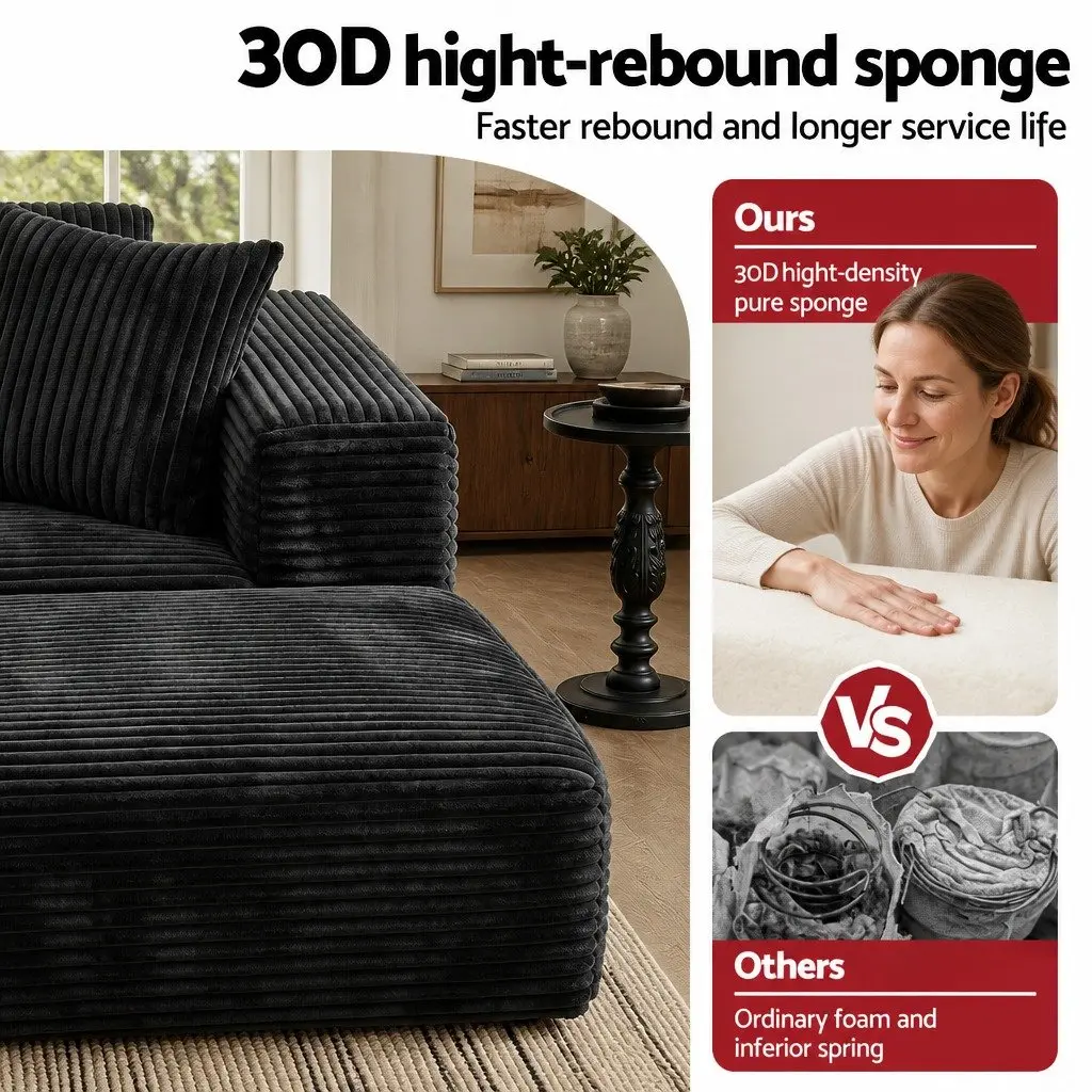 Modular Sofa Bed with Ottoman Sectional Lounge Couch Living Room Furniture