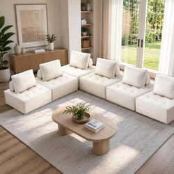 Your Friendly 6 Seater Floor Sofa Lounge Chair Awaits