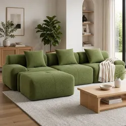 Find Your Comfort with the Green Modular Sofa Bed