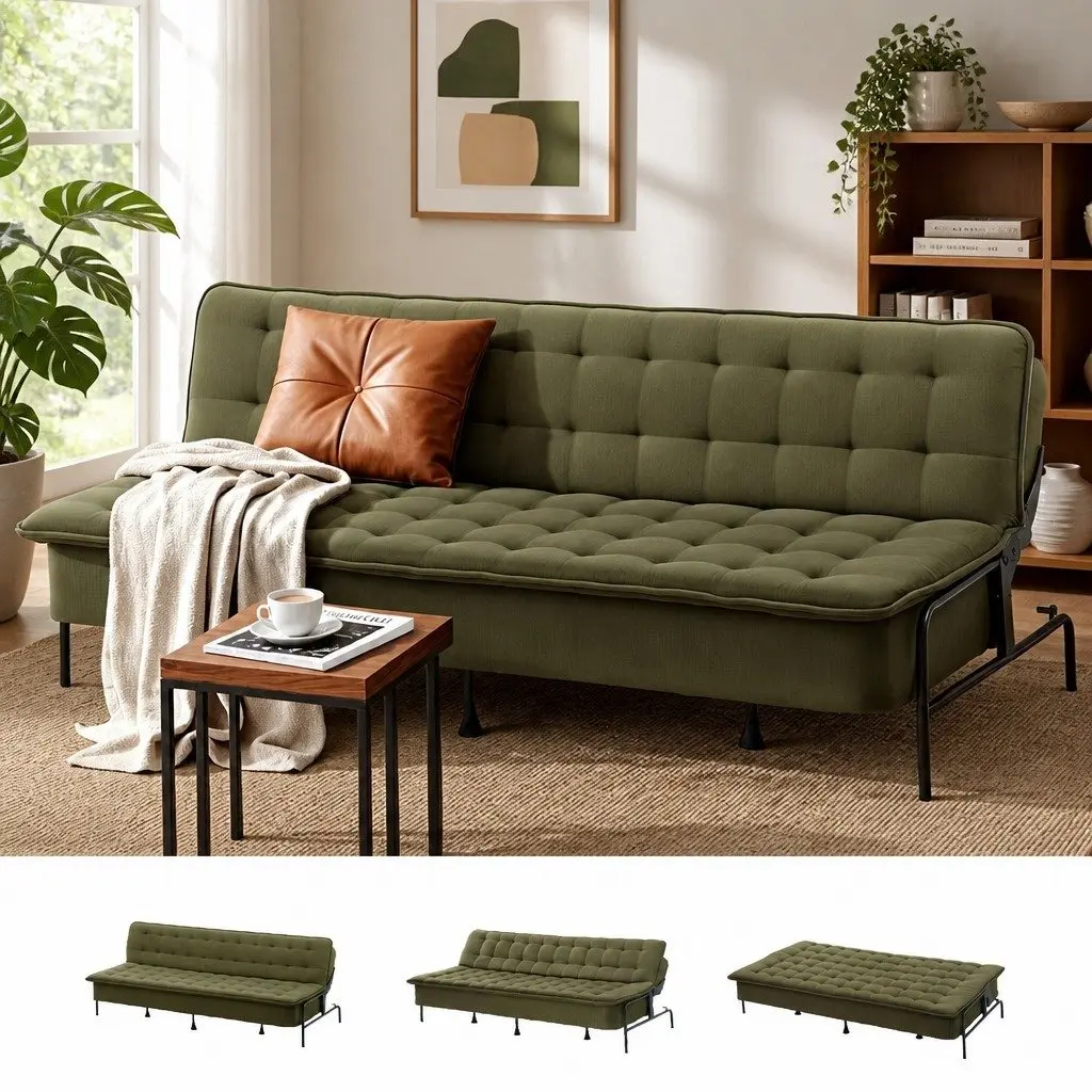 3-Seater Sofa Bed for Relaxation and Comfort