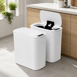 Motion Sensor Trash Bin 11L Touchless Automatic Garbage Can Kitchen Waste Slim