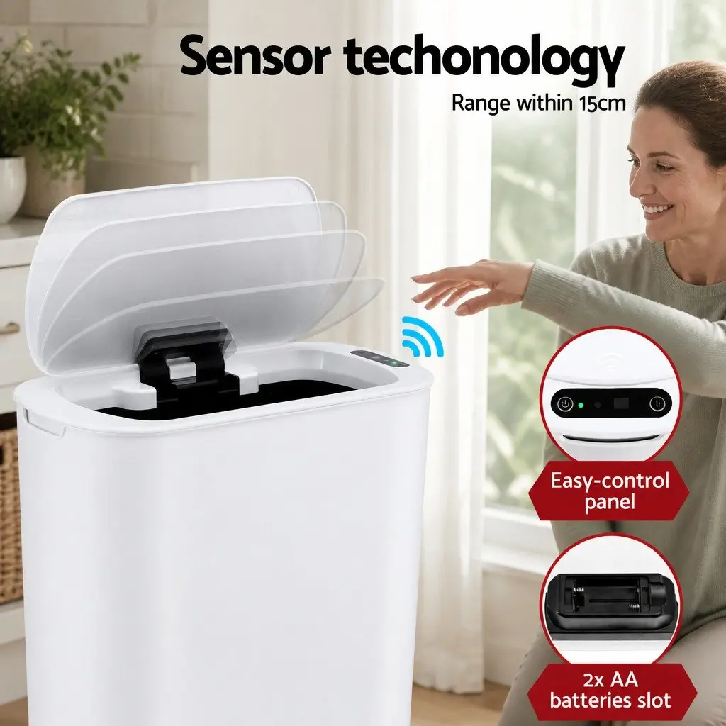 Touchless Trash Bin for Home Use