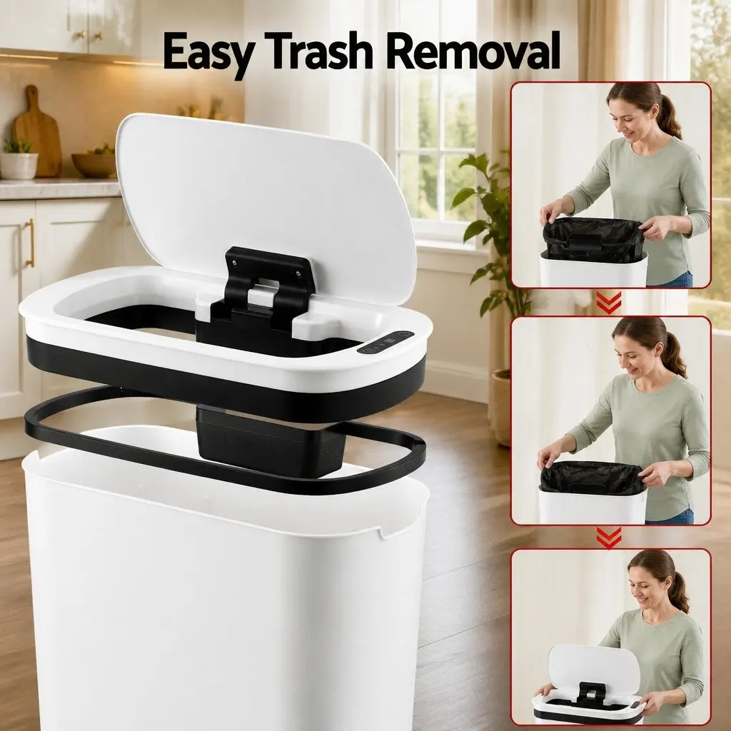 Touchless Trash Bin for Home Use