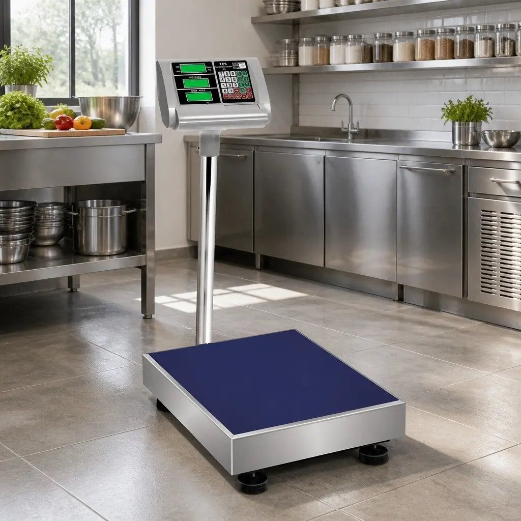 Digital Platform Scale Heavy-duty Stainless Steel 300KG 50x40cm LCD Display