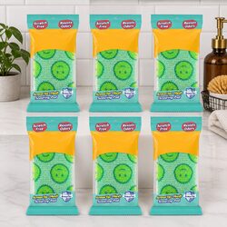 Essentials Scour Pads Green Pack of 6 Kitchen Cleaning Scouring
