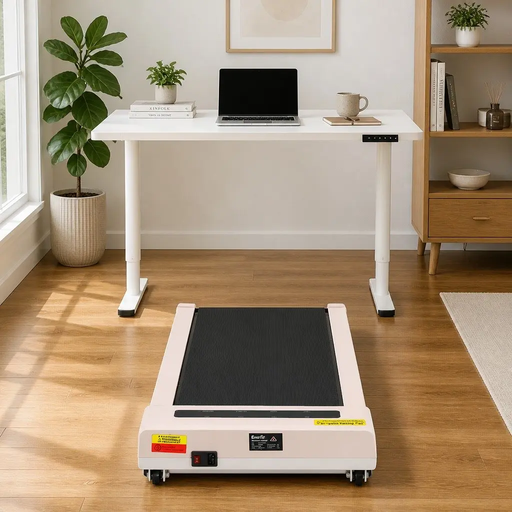 Electric Standing Desk with Treadmill Walking Pad Motorised Height 120cm