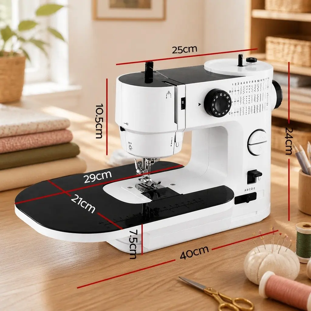 Mini Sewing Machine Portable Compact 39 Stitches Lightweight Home Craft