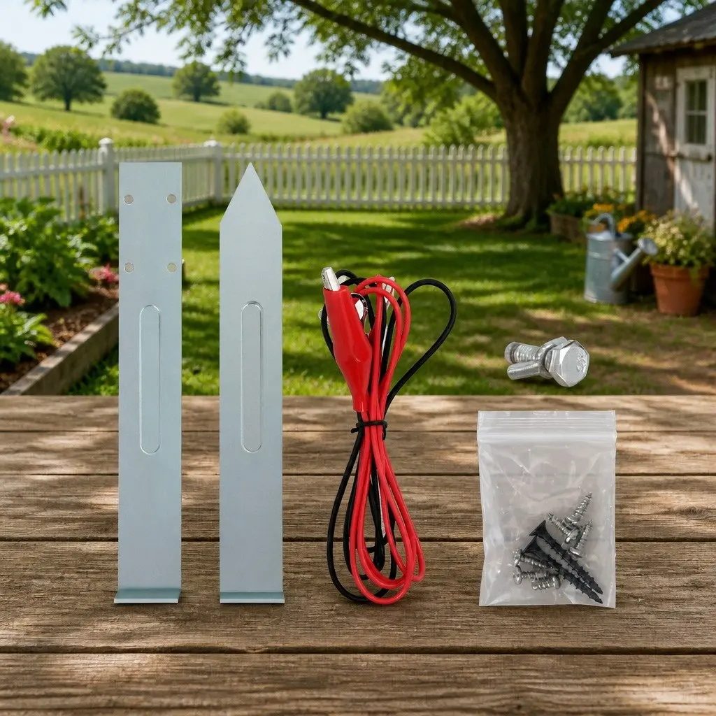 Electric Fence Energiser Battery Powered 18km Coverage 12V