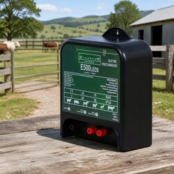 Electric Fence Energiser 5J 220-240V 120km Coverage Mains Powered Livestock