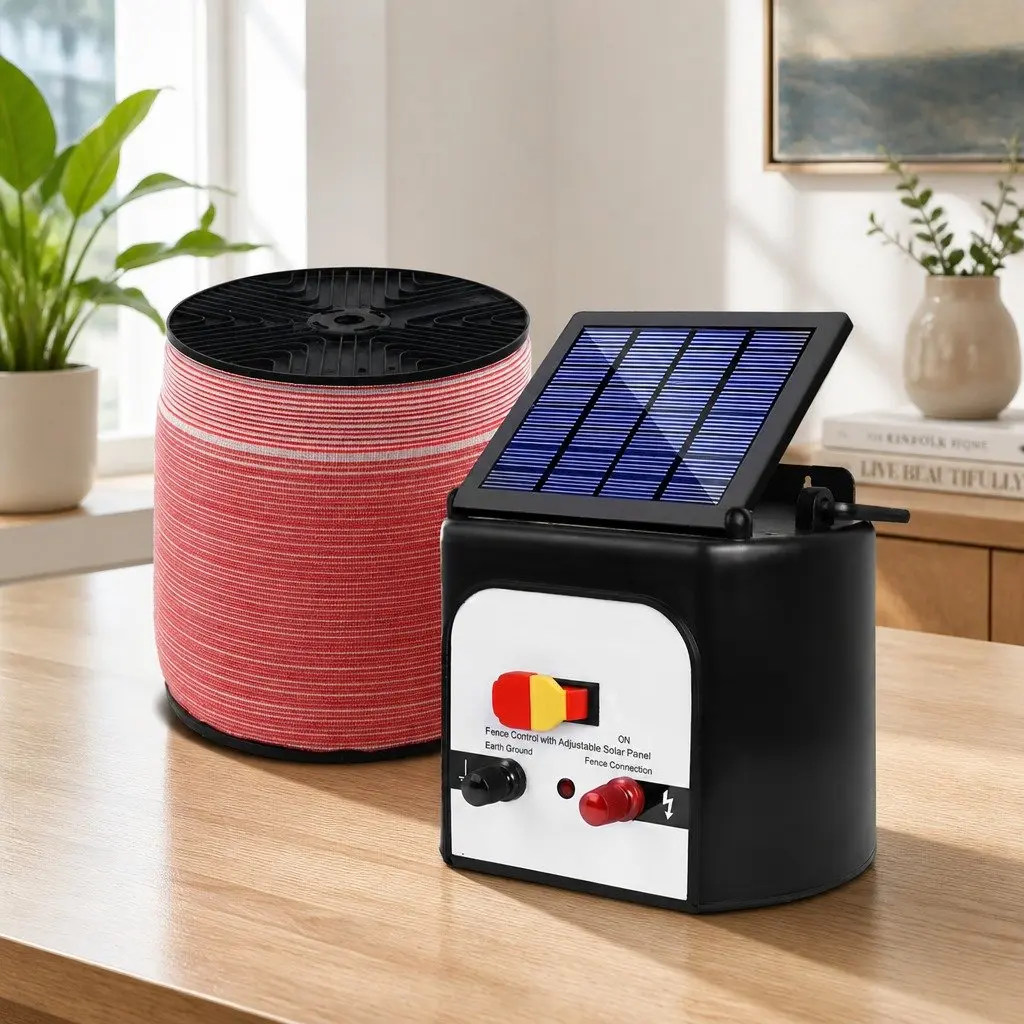 Solar Electric Fence Energiser for 8KM Coverage