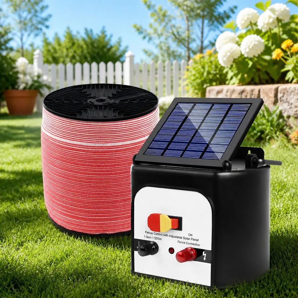 Solar Electric Fence Energiser for 8KM Coverage