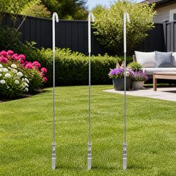 Electric Fence Pigtail Posts Steel Tape Fencing Kit 20 Pack Farm Temporary