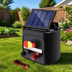 Stay Secure with This 5km Solar Electric Fence Energiser