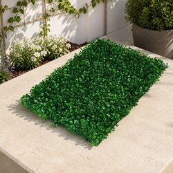 Add Greenery to Your Space with an Artificial Hedge Panel