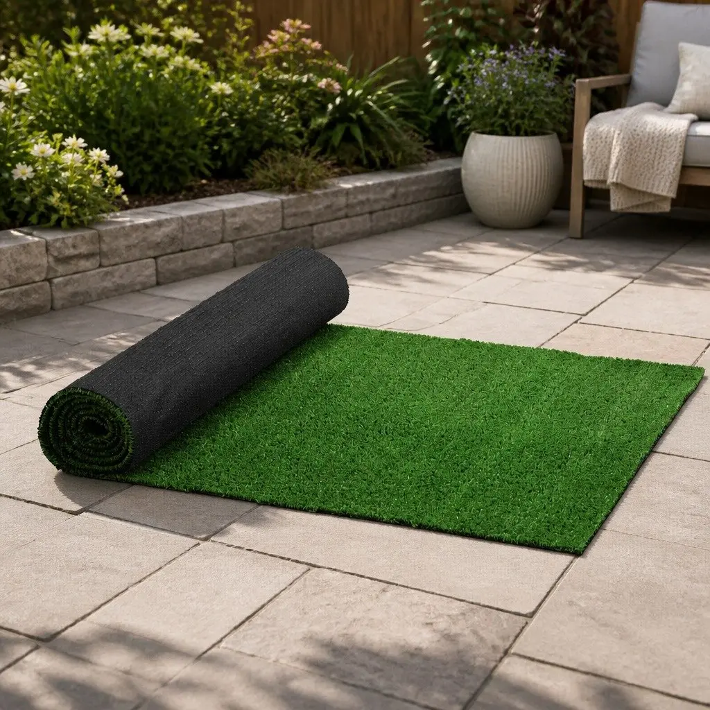 Artificial Grass Synthetic Turf 1x15m 15SQM Garden Lawn Indoor Outdoor