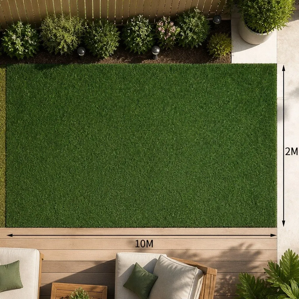 Olive Green Synthetic Turf 60SQM