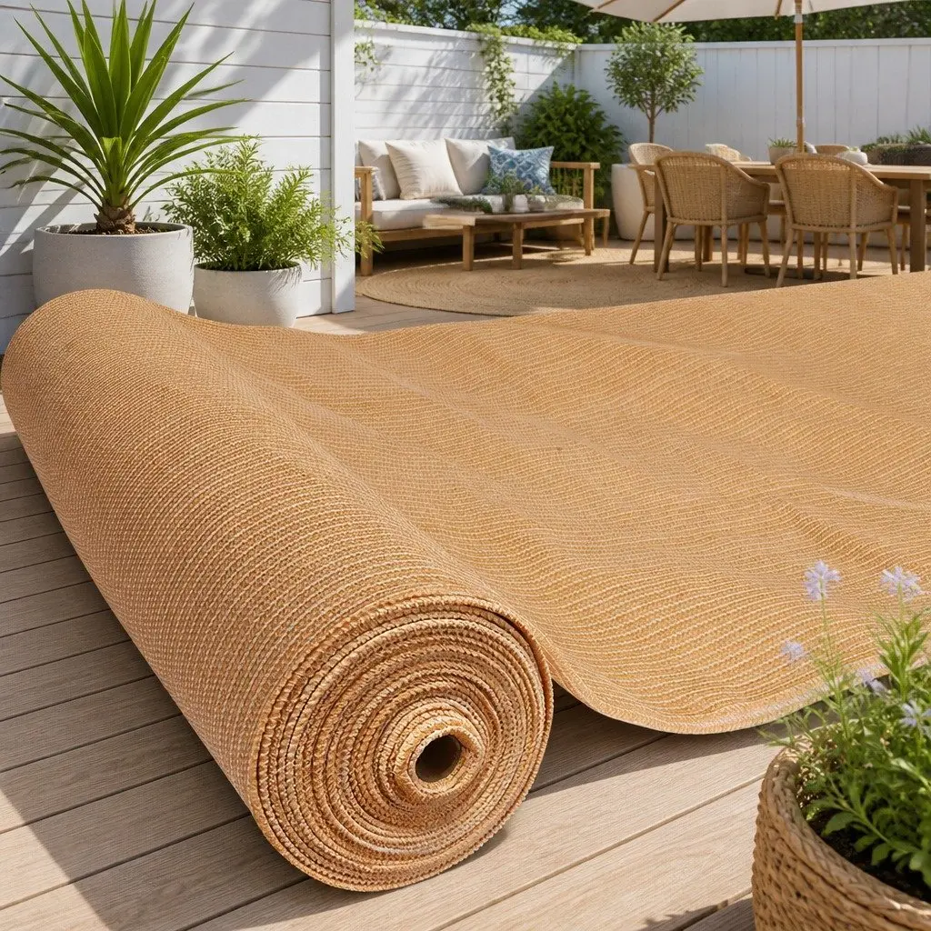 Shade Cloth Roll 50% UV-Stabilised Heavy Duty Beige 1.83m x 20m