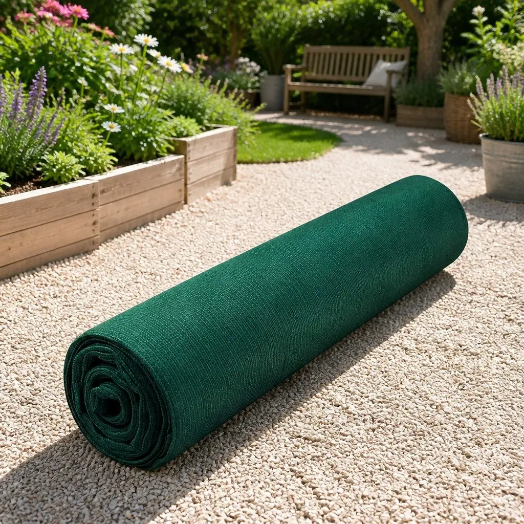 Shade Cloth Roll UV-Stabilised HPDE Knitted Fabric 1.83m x 20m Green 70% Block