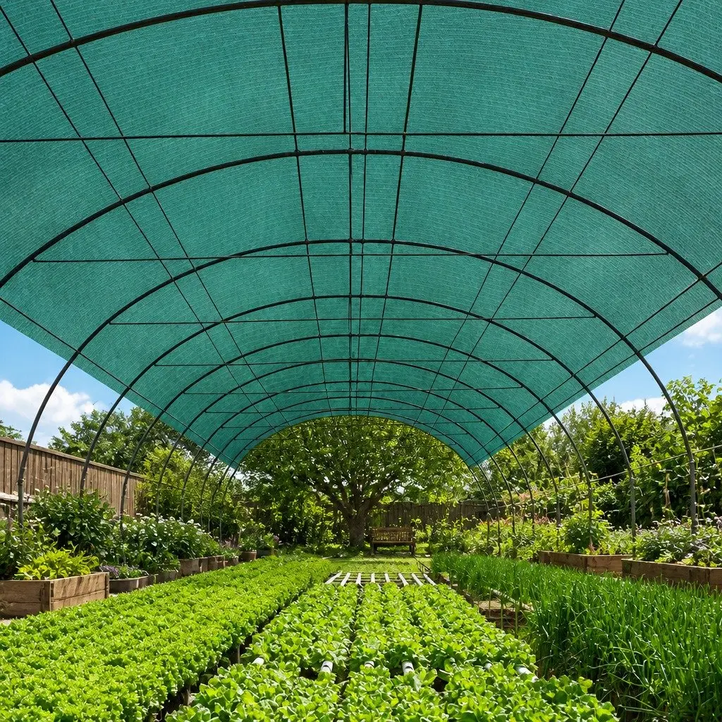 Shade Cloth Roll UV-Stabilised HPDE Knitted Fabric 1.83m x 20m Green 70% Block