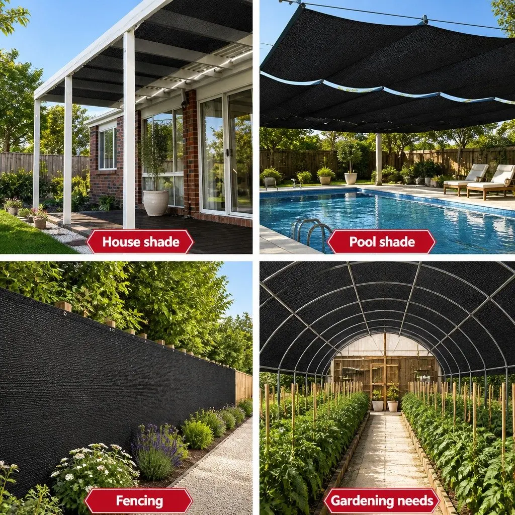 Shade Cloth 90% Block UV-Stabilised Heavy Duty 1.83m x 20m Roll