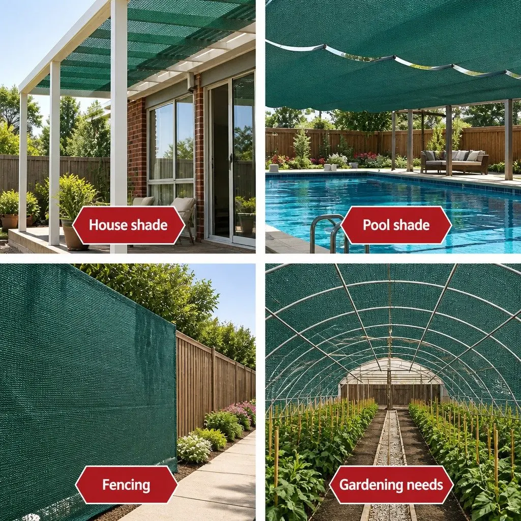 Shade Cloth 30% UV Block Heavy Duty 1.83m x 20m Green Garden Greenhouse