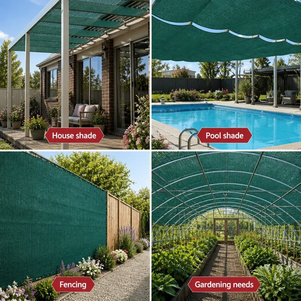 Shade Cloth 30% UV Block Heavy Duty Green 1.83m x 30m for Garden Greenhouse