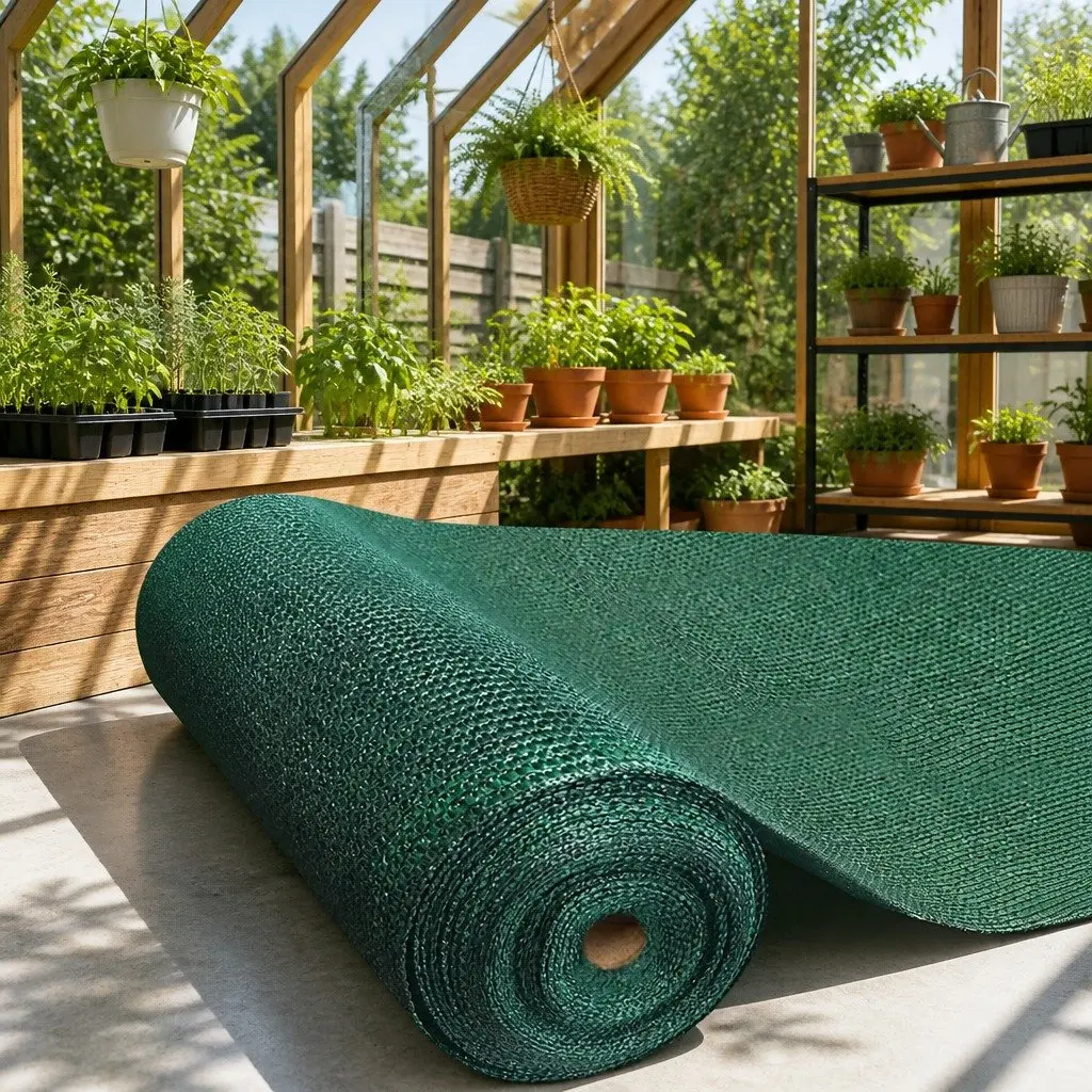 Shade Cloth Heavy Duty UV-Stabilised Green 3.66x10m