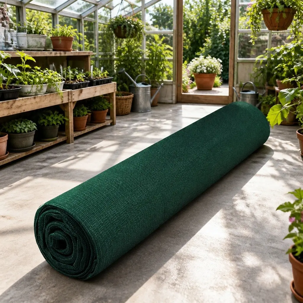 Shade Cloth Heavy Duty UV-Stabilised Green 3.66x10m