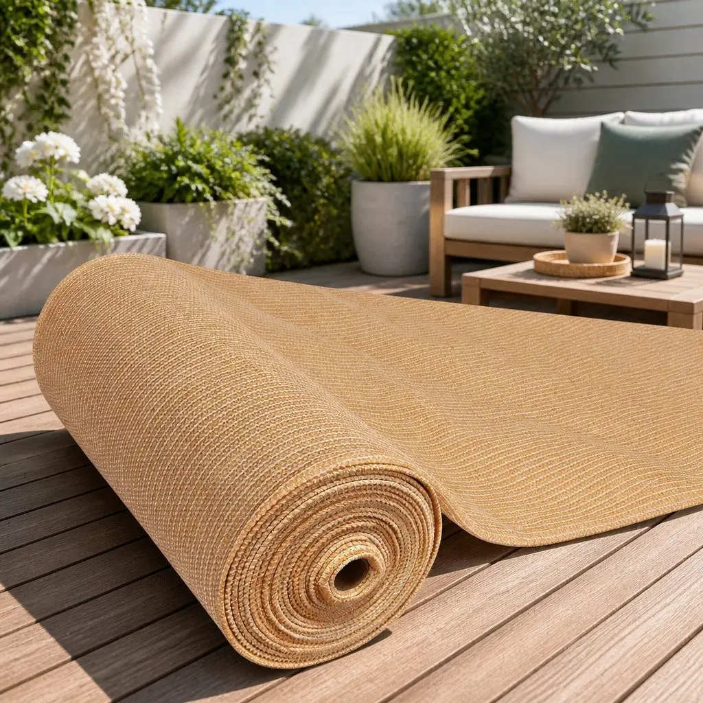 Shade Cloth Roll UV-Stabilised 3.66m x 30m 50% Shade Block Heavy Duty Beige