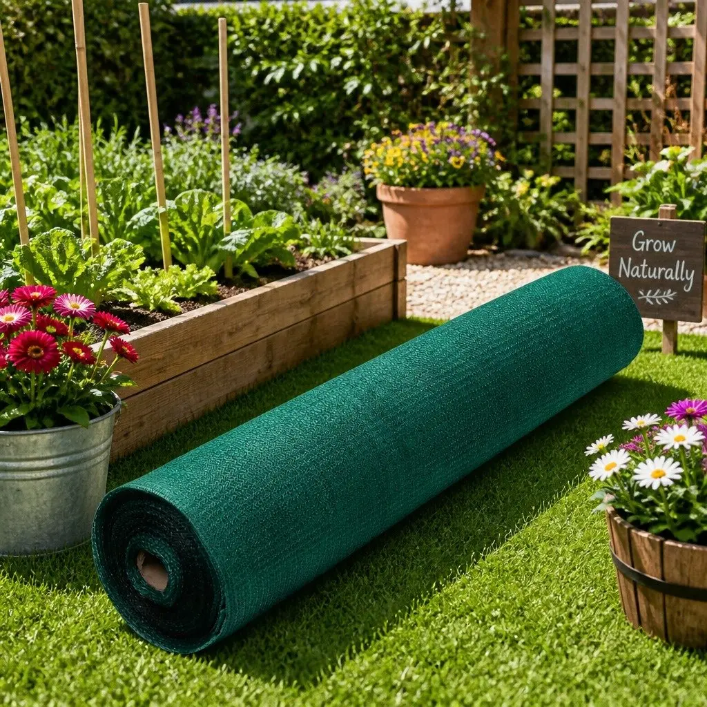 Shade Cloth 50% UV Block Green Heavy Duty 3.66m x 30m Roll for Garden Greenhouse