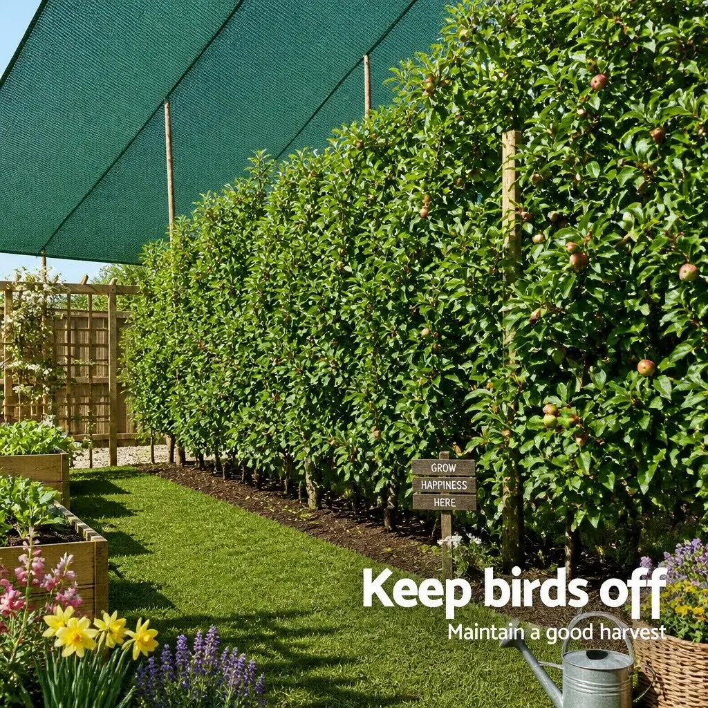 Shade Cloth 50% UV Block Green Heavy Duty 3.66m x 30m Roll for Garden Greenhouse