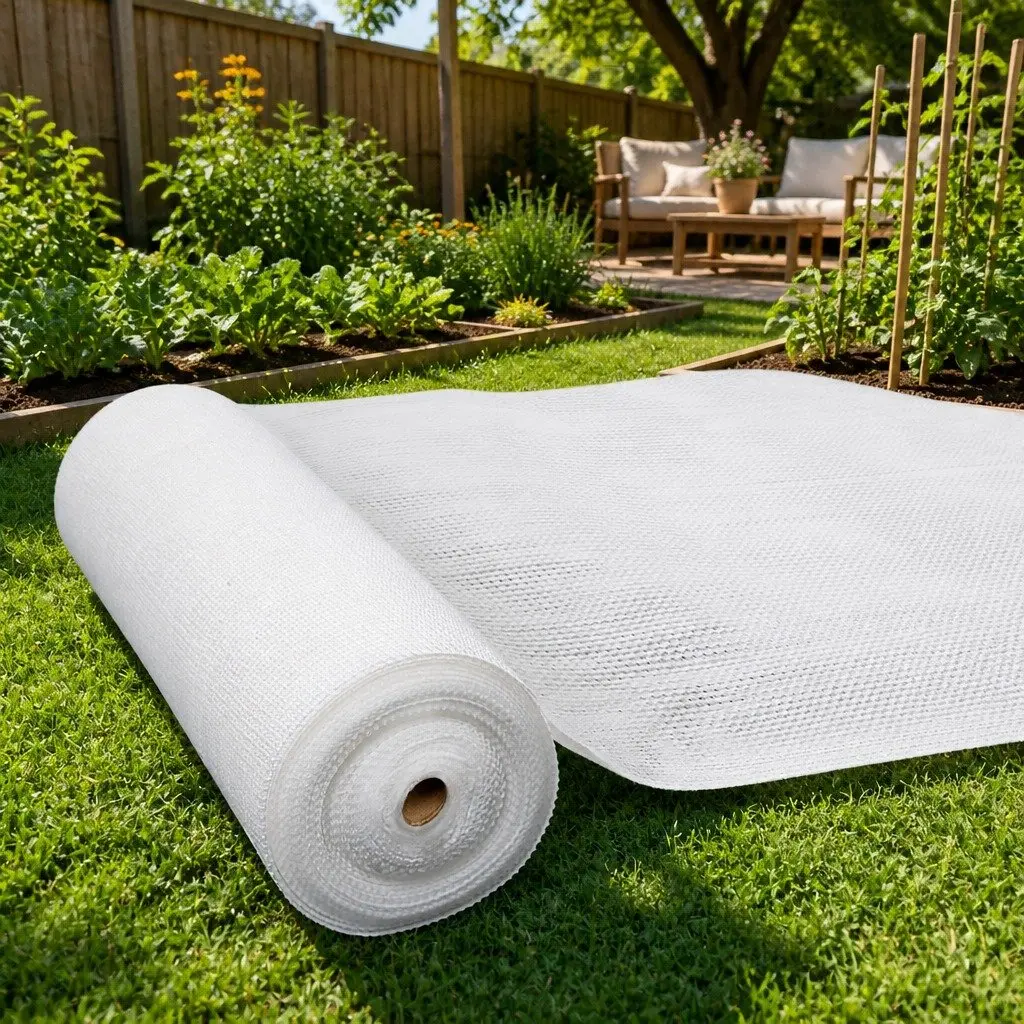 Shade Cloth 50% UV Block Heavy Duty 3.66m x 30m Roll White Greenhouse Garden