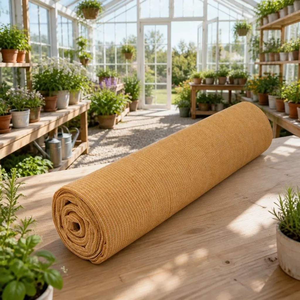 Shade Cloth 70% UV Block Heavy Duty 3.66m x 30m Beige Shadecloth