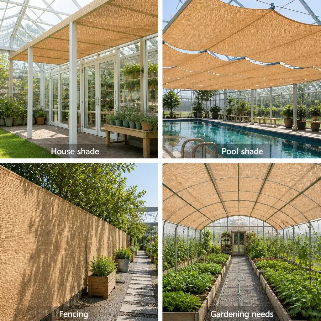 Shade Cloth 70% UV Block Heavy Duty 3.66m x 30m Beige Shadecloth