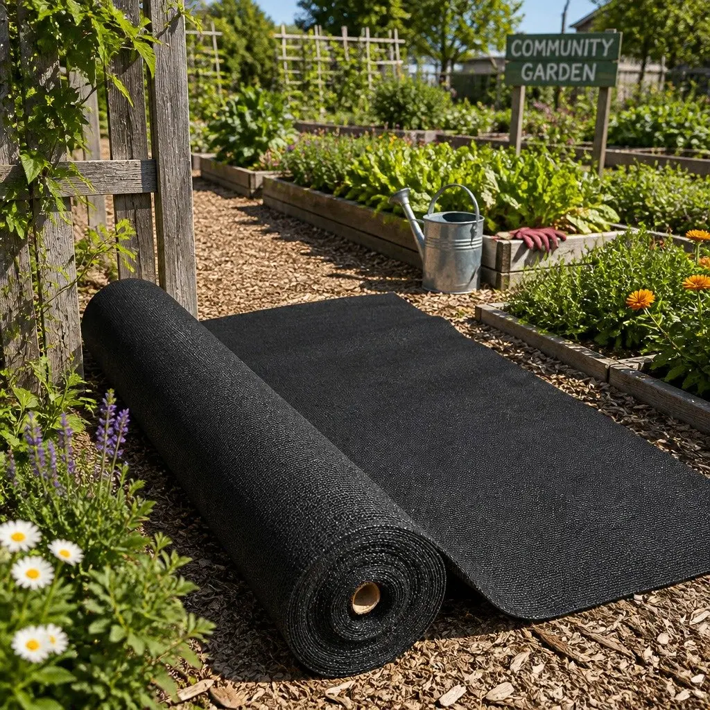 Heavy Duty Shade Cloth 3.66m x 30m 70 Percent UV Block Black Knitted Garden Mesh Roll