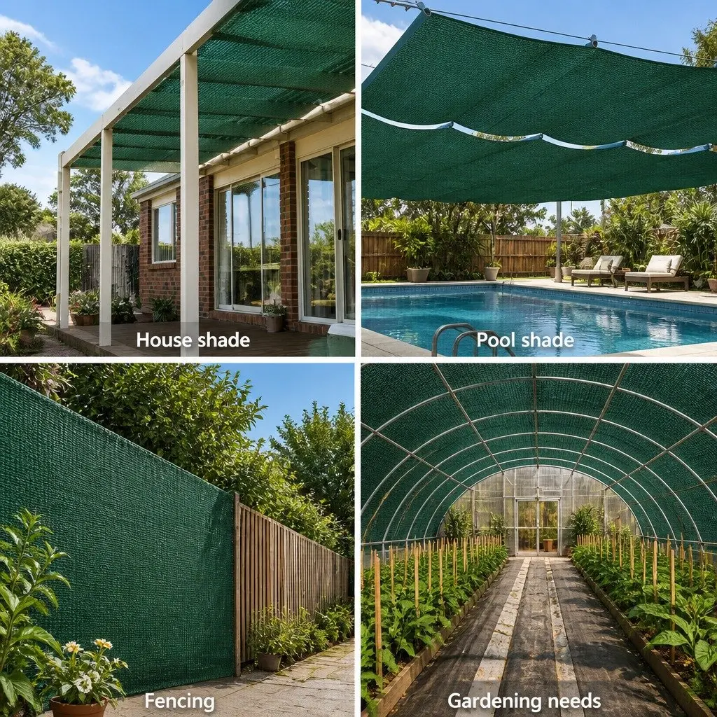 Shade Cloth 50% UV-Stabilised 1.83m x 20m Green Heavy Duty