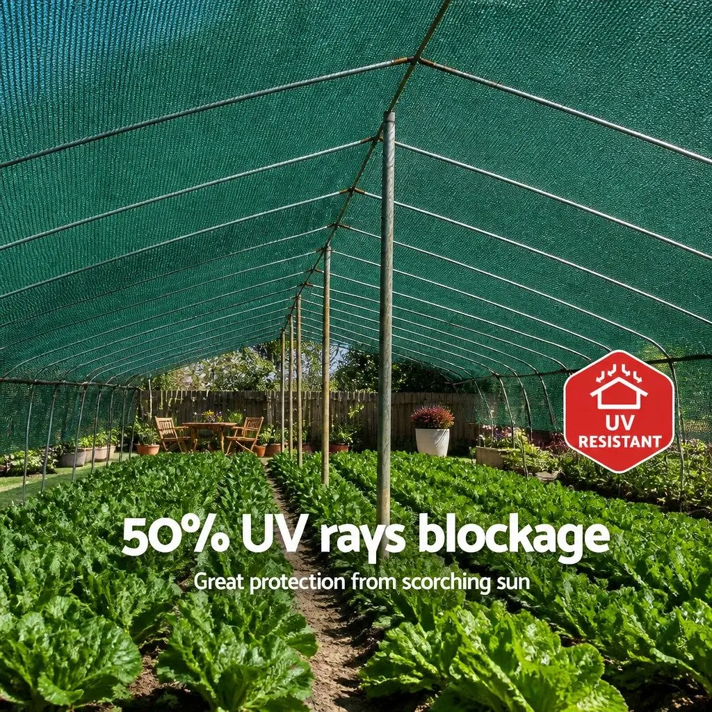 Shade Cloth 50% UV-Stabilised 1.83m x 20m Green Heavy Duty