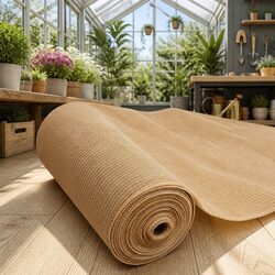 Shade Cloth 3.66x30m Heavy Duty UV Block Beige Greenhouse Garden Shadecloth Roll