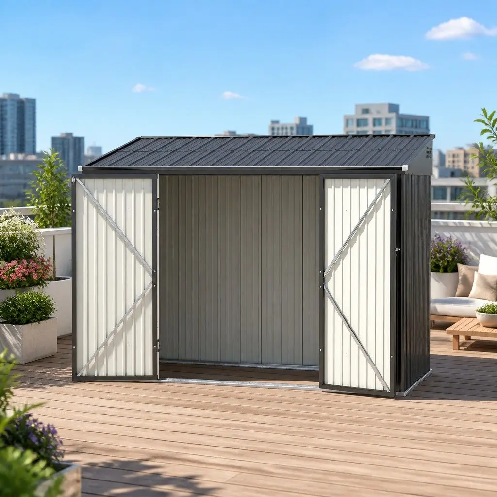 Galvanised Steel Shed for Outdoor Storage