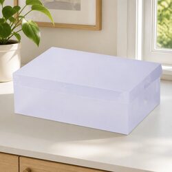 Shoe Box Storage 40 Piece Set Clear Foldable Stackable Transparent Organizer