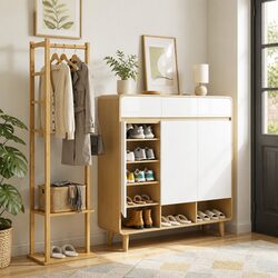 Enhance Your Space with This Organized Shoe Rack Set