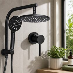 Your New 9'' Round Rainfall Shower Head Set Awaits!